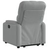 vidaXL Fauteuil inclinable Gris clair Tissu