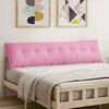 vidaXL Coussin de Dos Rose 200 x 19 x 50 cm tissu