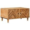 vidaXL Table basse Marron 80 x 50 x 40 cm Bois de mangue massif