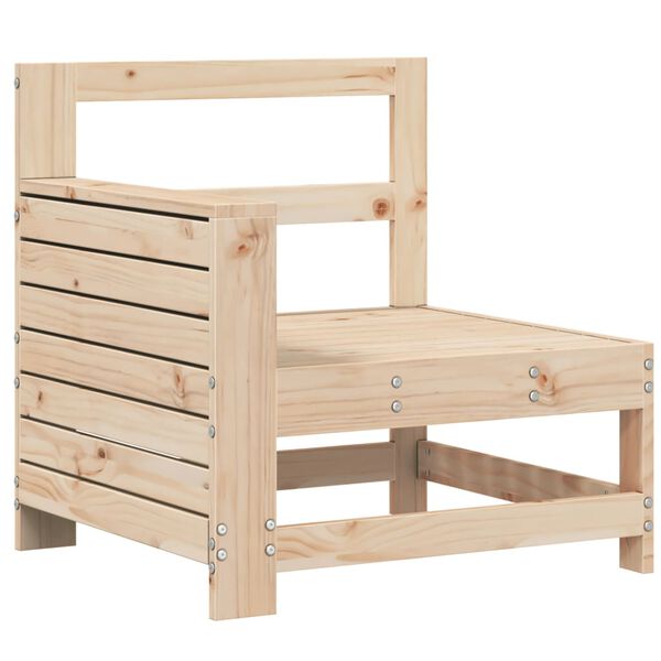 vidaXL Salon de jardin 7 pcs bois de pin massif