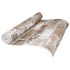 vidaXL Papier peint 3D motif de brique marron 10x0,53 m non tiss&eacute;