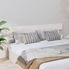 vidaXL T&ecirc;te de lit Blanc 184x3x81 cm Bois massif de pin