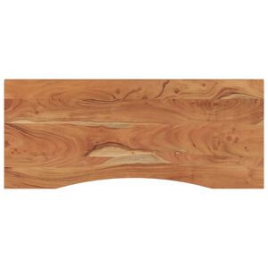 vidaXL Dessus de bureau 120x50x2,5 cm rectangulaire bois massif acacia