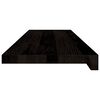 vidaXL Marches d'escalier 12 pcs marron fonc&eacute; 90x30x2 cm ch&ecirc;ne massif