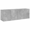 vidaXL Meubles TV muraux 2 pcs gris b&eacute;ton 60x30x41 cm