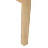 vidaXL Chaises de salle &agrave; manger 2 pcs Naturel 43 x 54 x 89 cm