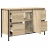 vidaXL Meuble sous-vasque avec tiroirs ch&ecirc;ne sonoma 90x34,5x60 cm