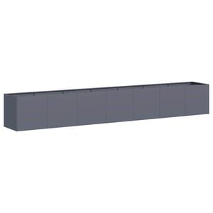 vidaXL Jardini&egrave;re anthracite 280x40x40 cm acier lamin&eacute; &agrave; froid