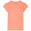 T-shirt enfants orange n&eacute;on 140