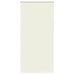 vidaXL Store enrouleur occultant blanc cass&eacute; 110x230 cm largeur tissu