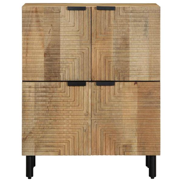 vidaXL Buffet marron 60x33x75 cm bois massif de manguier