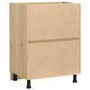 vidaXL Armoire avec &eacute;tag&egrave;re SKI Brun Miel 60 x 46 x 81,5 cm Pin massif