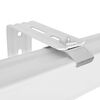 vidaXL Store vertical 120 x 180 cm Tissu Blanc