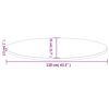 vidaXL Dessus de table 110x55x2,5 cm bois de pin massif ovale