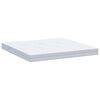 vidaXL Matelas Blanc 200 x 200 cm Tissu jacquard