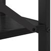 vidaXL &Eacute;tag&egrave;re Ch&ecirc;ne noir 60 x 30 x 50 cm Bois d'ing&eacute;nierie