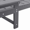 vidaXL Mobilier de jardin lounge 2 pcs Gris clair 53 x 195.5 x 30cm