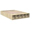 vidaXL Cadre de lit sans matelas ch&ecirc;ne sonoma 120x190 cm