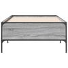 vidaXL Cadre de lit sans matelas sonoma gris 90x190 cm