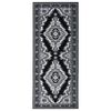 vidaXL Tapis BCF Noir 100x250 cm