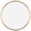 vidaXL Miroir mural Dor&eacute; &Oslash; 20 cm Rond