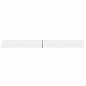 vidaXL Auvent lat&eacute;ral r&eacute;tractable de patio 140x1200 cm Cr&egrave;me