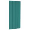 vidaXL Panneaux de toiture 36 pcs Acier galvanis&eacute; Vert 100x45 cm