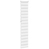 vidaXL Store z&egrave;bre blanc 40x230 cm largeur du tissu 35,9 cm polyester