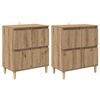 vidaXL Buffets 2 pc Ch&ecirc;ne artisanal 60 x 35 x 70 cm Bois d'ing&eacute;nierie