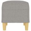 vidaXL Banc Gris clair 70x35x41 cm Tissu