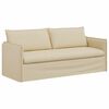vidaXL Canap&eacute; 180cm 2 pcs Cr&egrave;me M&eacute;tал