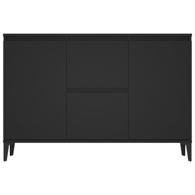vidaXL Buffet noir 104x35x70 cm bois d’ingénierie