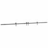 vidaXL Kit de quincaillerie de porte coulissante 427 cm acier noir