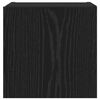vidaXL Meuble TV mural Ch&ecirc;ne noir 30,5 x 35 x 30 cm Bois d'ing&eacute;nierie