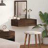 vidaXL Table de Toilette Marron 60 x 40 x 70 cm Bois d'ing&eacute;nierie