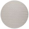 vidaXL Tapis d'int&eacute;rieur et d'ext&eacute;rieur PALMERAS Cr&egrave;me &Oslash; 120 CM