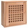 vidaXL Armoire murale 42x18x42 cm Bois massif de noyer