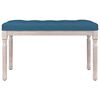 vidaXL Banc Bleu 80x40x49 cm Velours