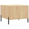 vidaXL Tables basses 2 pcs ch&ecirc;ne sonoma 50x50x40 cm bois d'ing&eacute;nierie