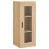 vidaXL Buffet haut Ch&ecirc;ne sonoma 34,5x34x180 cm Bois d'ing&eacute;nierie