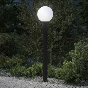 vidaXL Borne lumineuse 120 cm noire IP44
