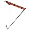vidaXL Auvent r&eacute;tractable avec LED 250x150 cm Orange et marron