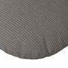 vidaXL Coussins de si&egrave;ge 2 pcs Gris clair &Oslash; 40 cm