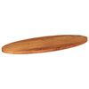 vidaXL Dessus de table 100x40x3,8 cm ovale bois massif d'acacia