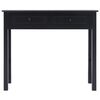 vidaXL Table console Noir 90 x 30 x 77 cm Bois