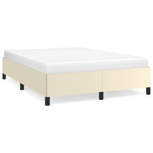 vidaXL Cadre de lit sans matelas cr&egrave;me 140x200 cm similicuir