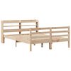 vidaXL Cadre de lit avec t&ecirc;te de lit sans matelas 140x190 cm
