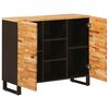 vidaXL Meuble d'appoint Marron 90 x 33 x 75 cm Bois de mangue massif