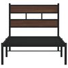 vidaXL Cadre de lit sans matelas avec t&ecirc;te de lit 80x200 cm