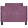 vidaXL Cadre de lit pour enfants avec t&ecirc;te de lit Violet 80 x 160 cm